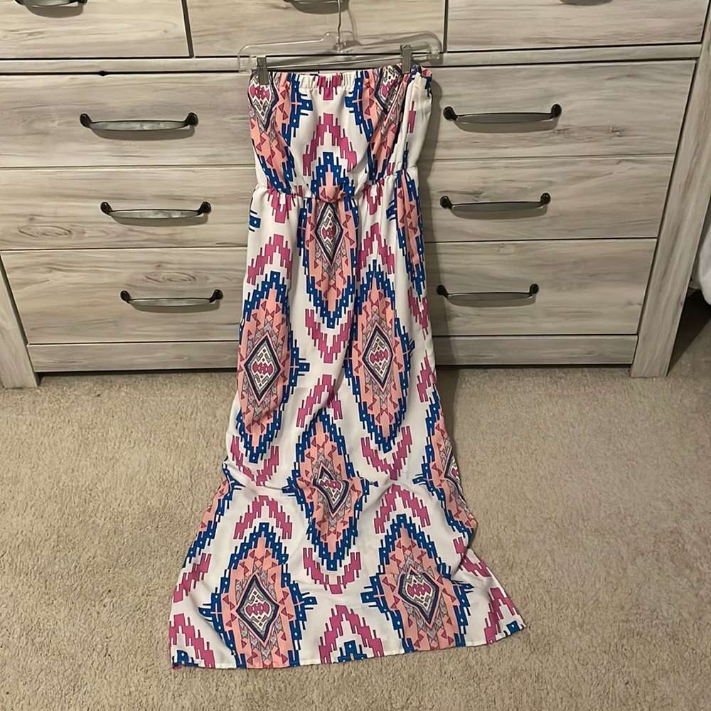 Tribal-Inspired Maxi Dress
